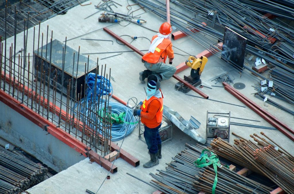 Labour hire workers on an Australian construction site