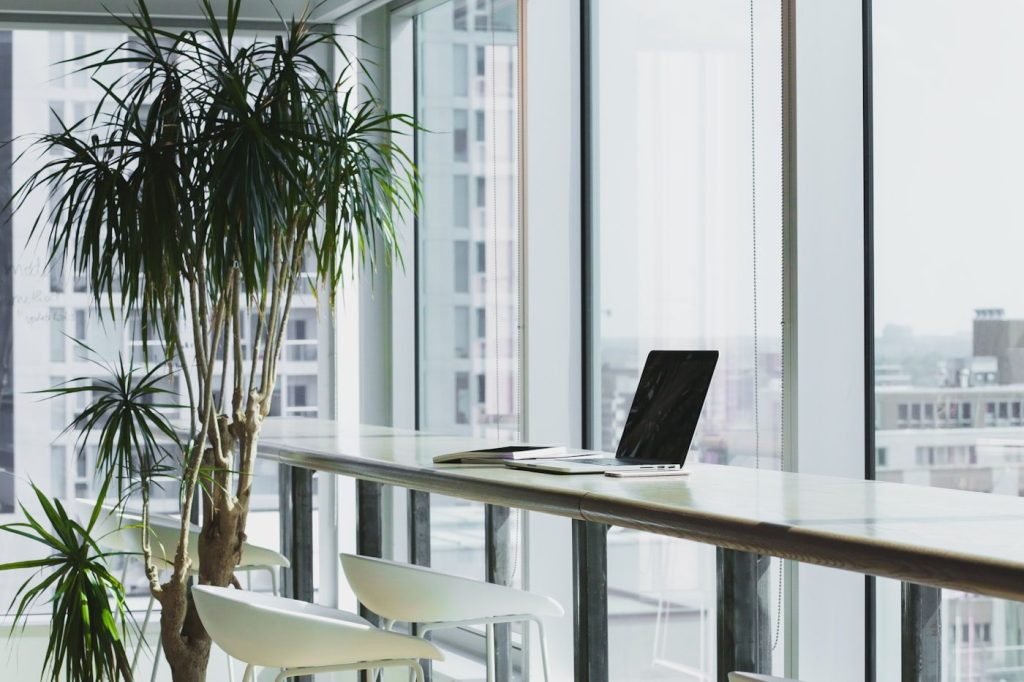 Modern open-plan office used by Canberra business clients