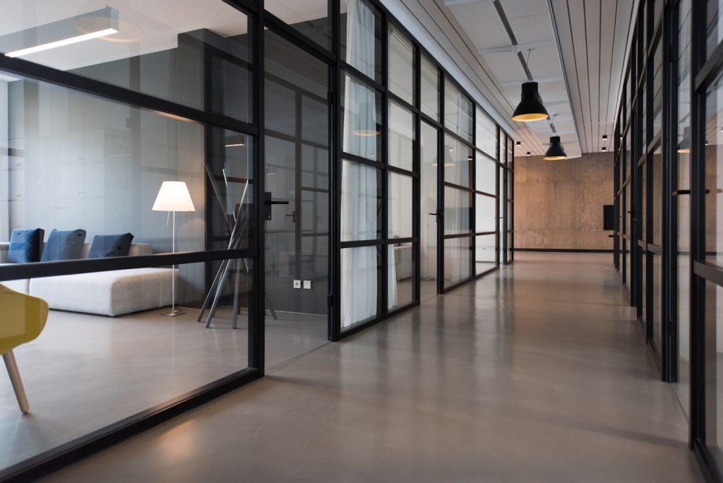 Team working together in a modern Canberra office